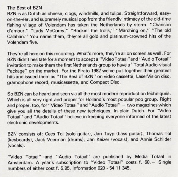 BZN : The Best Of BZN (CD, Comp, RE)