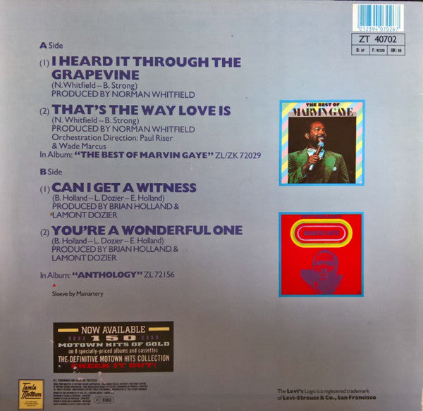 Marvin Gaye : I Heard It Through The Grapevine (Extended Version) (12", Maxi)