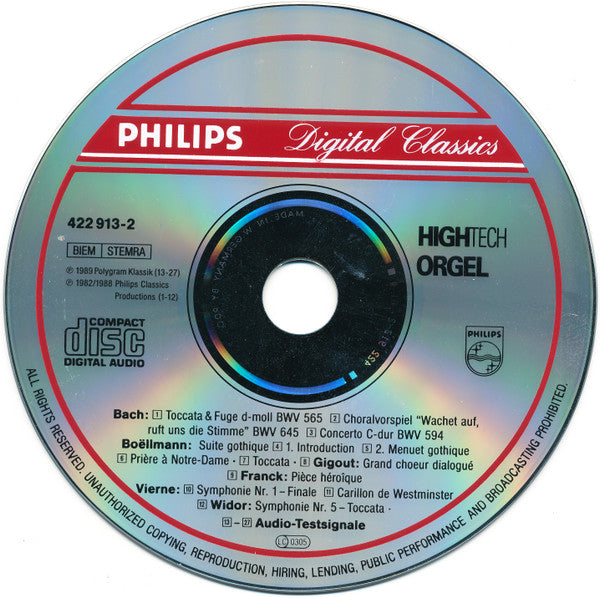Various : Hightech Orgel (CD, Comp)