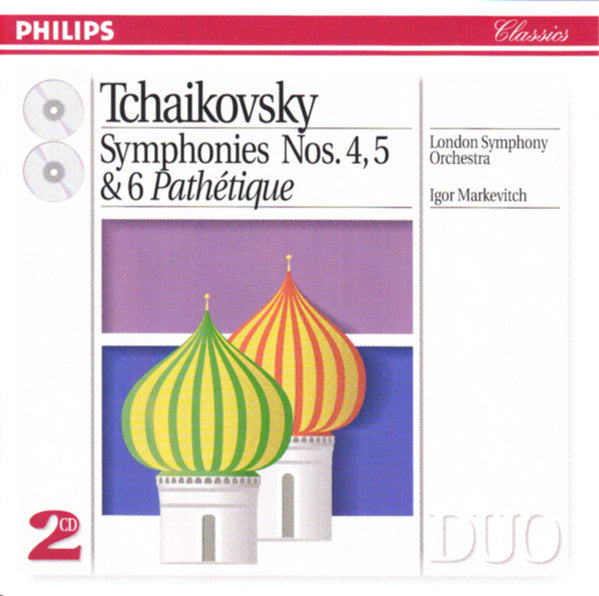 Pyotr Ilyich Tchaikovsky, Igor Markevitch, London Symphony Orchestra : Symphonies Nos. 4, 5 & 6 (2xCD, Comp, RM)