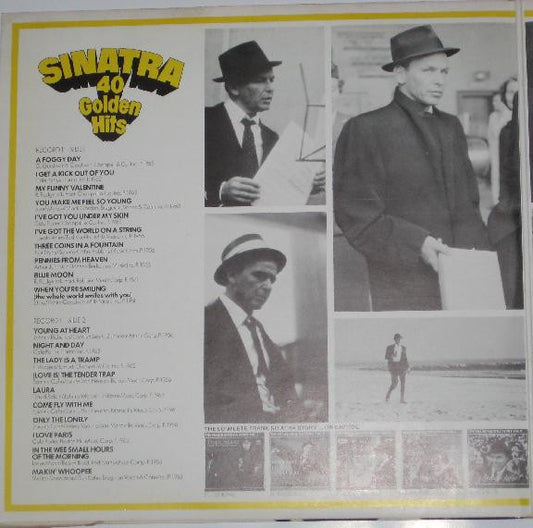 Frank Sinatra : 40 Golden Hits (2xLP, Comp)