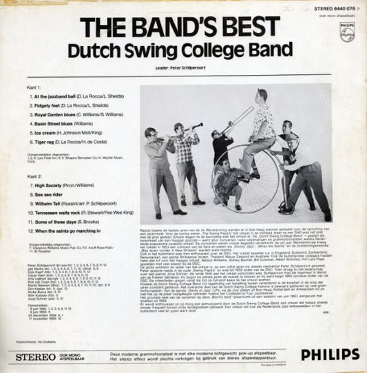 The Dutch Swing College Band : The Band's Best (LP, Comp)
