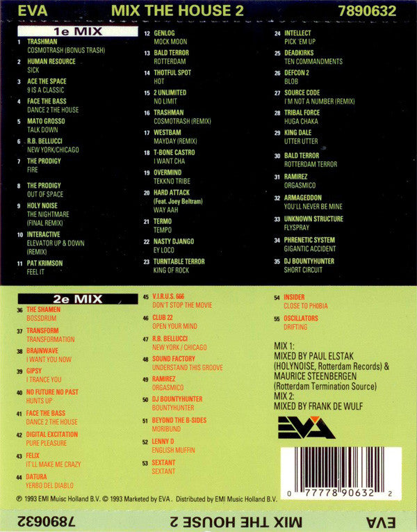 Various : Mix (The) House 2 (CD, Mixed)