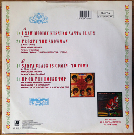 Michael Jackson With The Jackson 5 : I Saw Mommy Kissing Santa Claus (12")