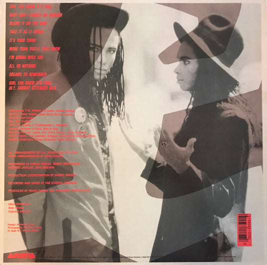 Milli Vanilli : Girl You Know It's True (LP, Album, M/Print, All)