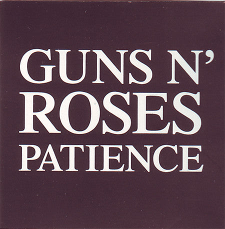 Guns N' Roses : Patience (CD, Mini, Single)