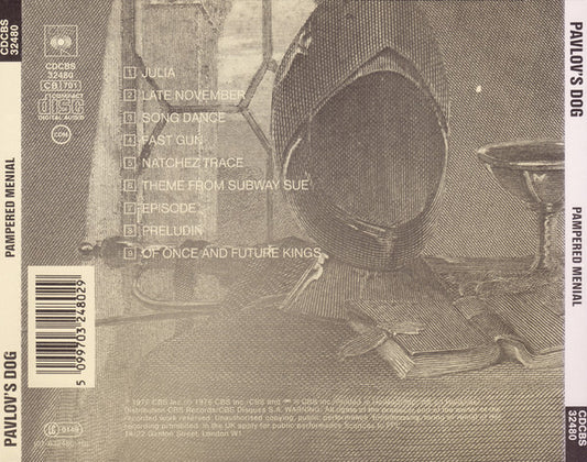 Pavlov's Dog : Pampered Menial (CD, Album, RE)