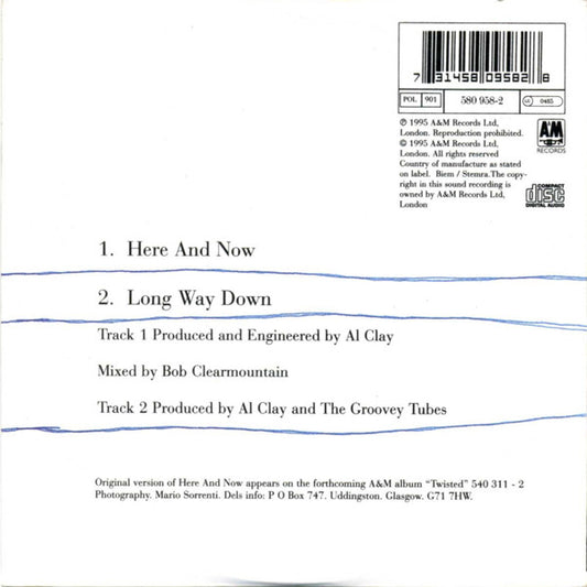 Del Amitri : Here And Now (CD, Single)
