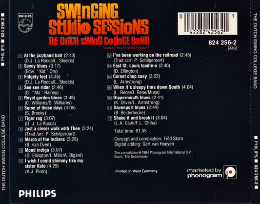 The Dutch Swing College Band : Swinging Studio Sessions (CD, Comp)
