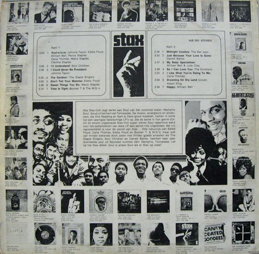 Various : Soul-A-Lu-Ja ! (Stax Soul Selection Vol. 2) (LP, Comp)