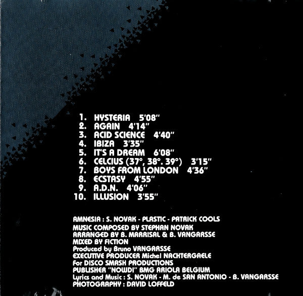 Amnesia : Hysteria (CD, Album)
