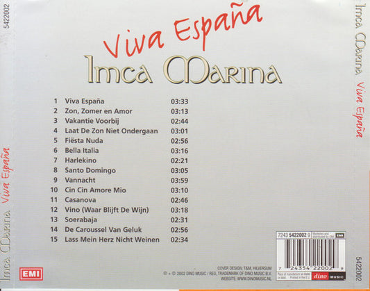 Imca Marina : Viva Espana (CD, Comp)