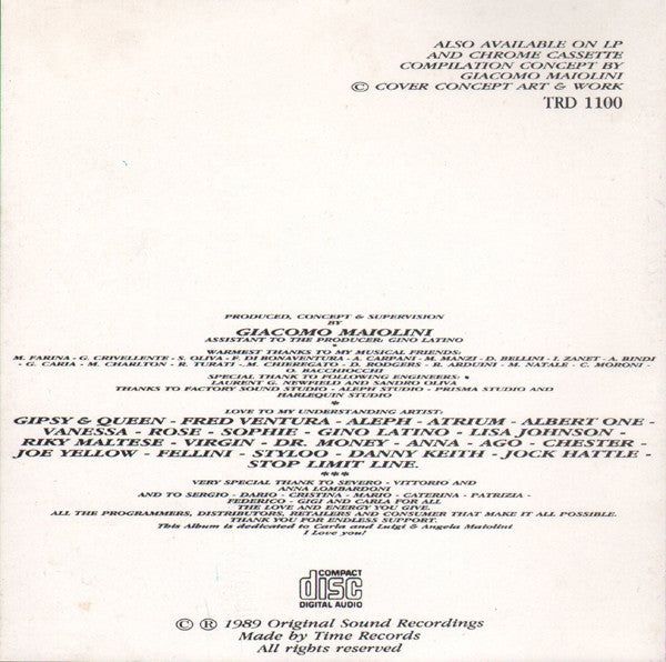 Various : T.R.D. 1100 (CD, Mixed)