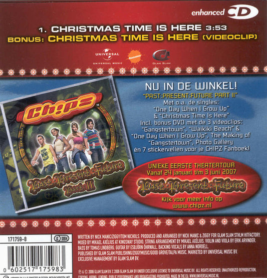 Ch!pz : Christmas Time Is Here (CD, Single, Enh)