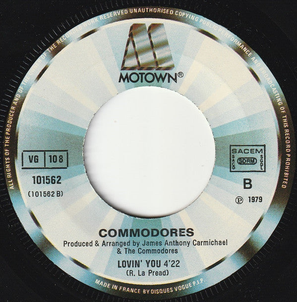 Commodores : Oh No (7", Single)