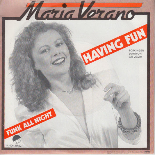 Maria Verano : Having Fun (7", Single)