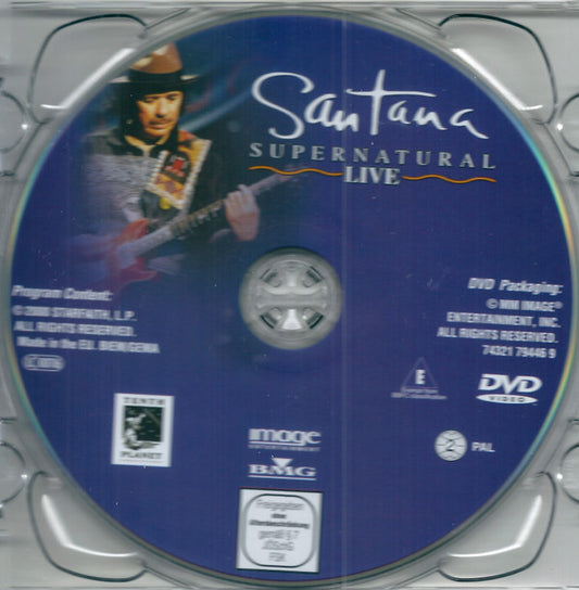 Santana : Supernatural Live (DVD-V, RE, PAL)