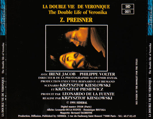 Zbigniew Preisner : La Double Vie De Véronique = The Double Life Of Veronika (Original Motion Picture Sound Track) (CD, Album)