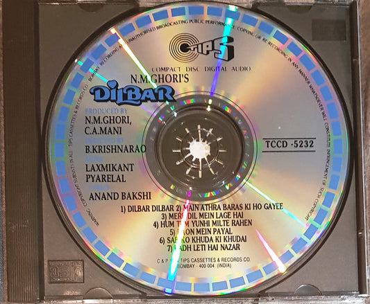 Alka Yagnik, Vinod Rathod, Udit Narayan, Kumar Sanu, Kavita Krishnamurthy : Dilbar (CD)