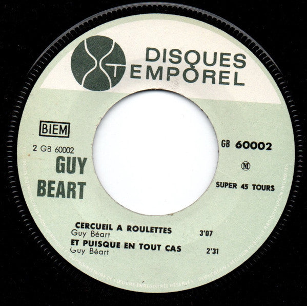 Guy Béart : Les Souliers (Dans La Neige) (7", EP)