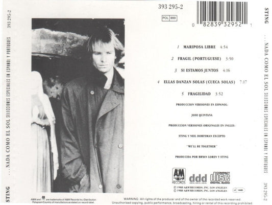 Sting : ...Nada Como El Sol (Selecciones Especiales En Espanol Y Portugues) (CD, MiniAlbum)