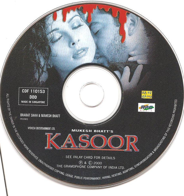 Nadeem Shravan, Sameer : Kasoor (CD)