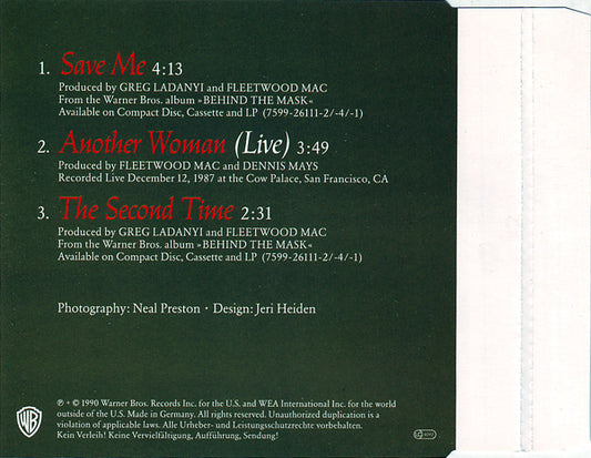 Fleetwood Mac : Save Me (CD, Maxi)