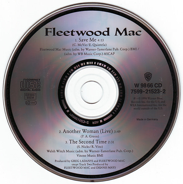 Fleetwood Mac : Save Me (CD, Maxi)
