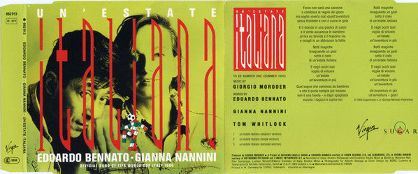 Edoardo Bennato & Gianna Nannini : Un'Estate Italiana (CD, Maxi)