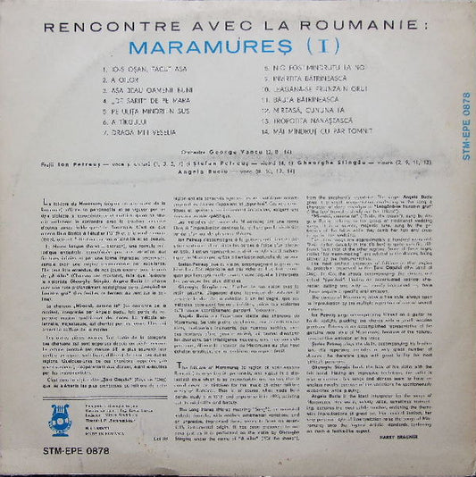 Various : Maramureș (I) (LP, Album, RE, RP)