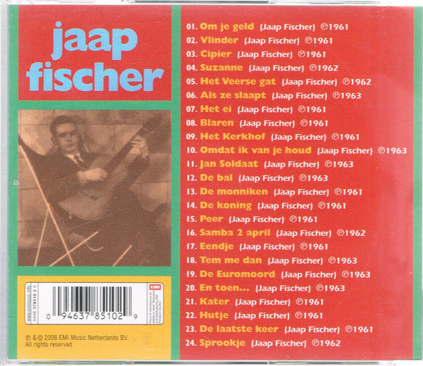 Jaap Fischer : De Liedjes Van Jaap Fischer (CD, Comp, RE)