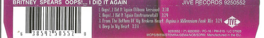 Britney Spears : Oops!...I Did It Again (CD, Single)