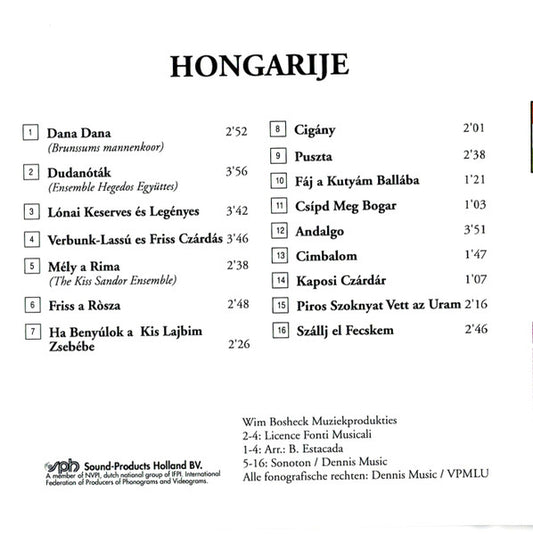 Hegedős Együttes, The Kiss Sandor Ensemble : De Mooiste Muziek Uit Hongarije (CD, Album, Comp)