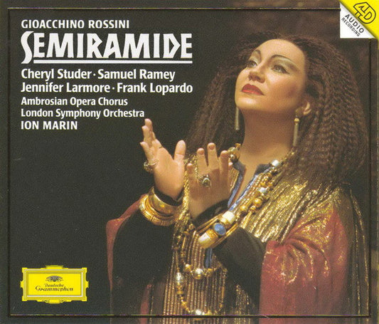 Gioacchino Rossini - Cheryl Studer · Samuel Ramey · Jennifer Larmore · Frank Lopardo · The Ambrosian Opera Chorus · London Symphony Orchestra · Ion Marin : Semiramide (3xCD, Album)