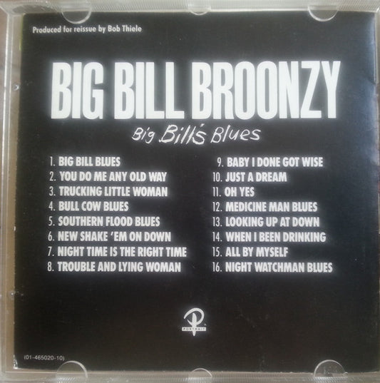 Big Bill Broonzy : Big Bill's Blues (CD, Comp, Mono, RE)