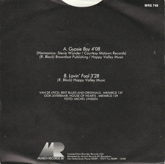 Rory Block : Gypsie Boy (7", Single)