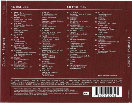 Various : Classical Legends (2xCD, Comp)