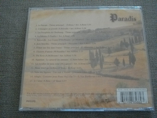 André Rieu : Paradis (CD, Album)