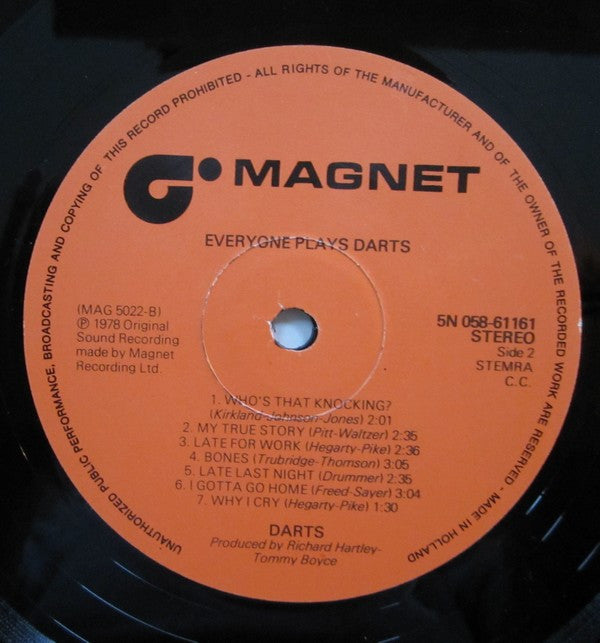 Darts : Everyone Plays Darts (LP, Album)