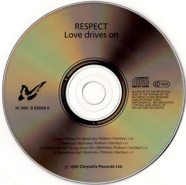 Respect (6) : Love Drives On (CD, Maxi)