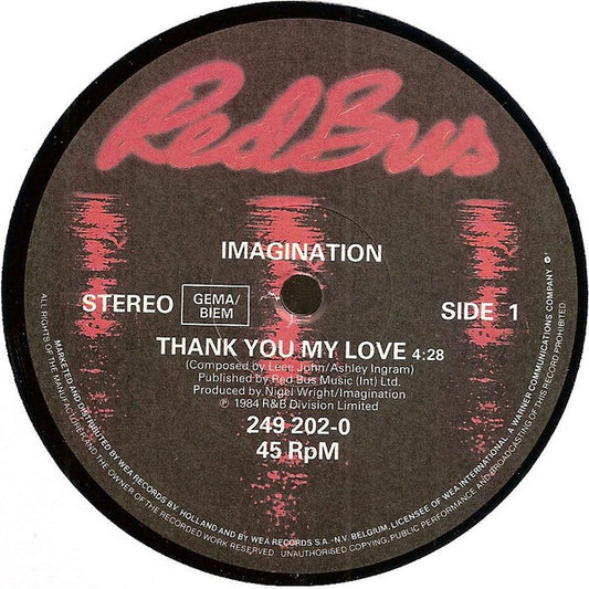 Imagination : Thank You My Love (12")