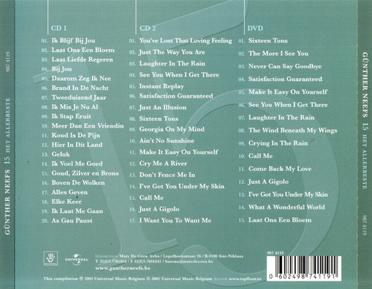 Gunther Neefs : 15 Het Allerbeste (2xCD, Comp + DVD-V)