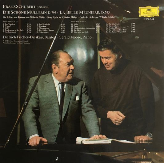 Franz Schubert - Dietrich Fischer-Dieskau, Gerald Moore : Die Schöne Müllerin (LP, RP)