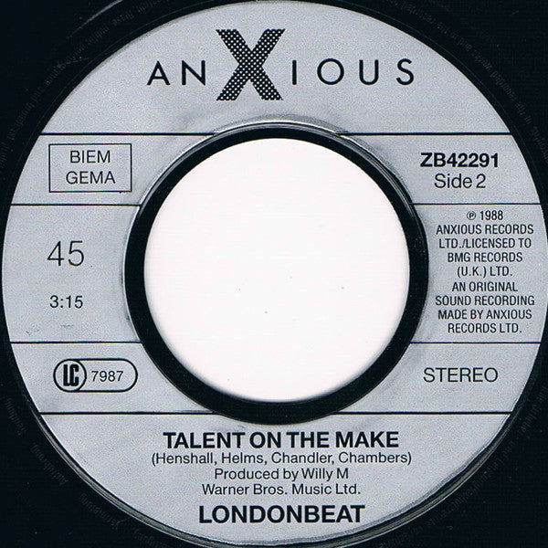 Londonbeat : 9 A.M. (7", Single)