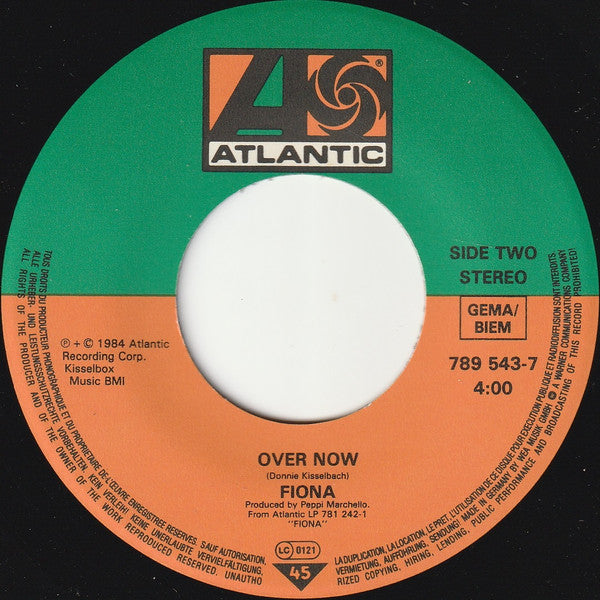 Fiona (4) : Love Makes You Blind (7")