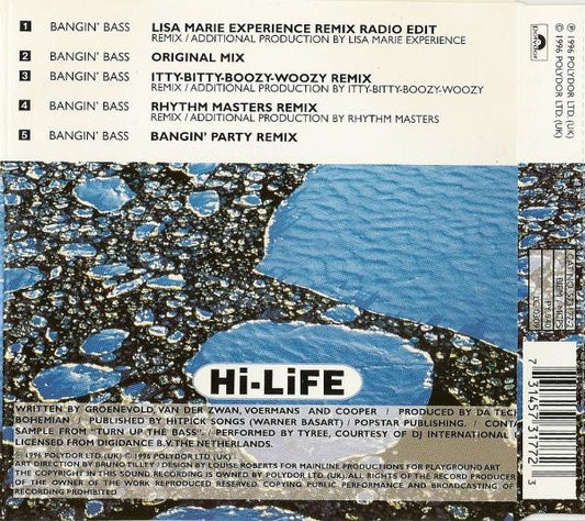 Da Techno Bohemian : Bangin' Bass (CD, Single)