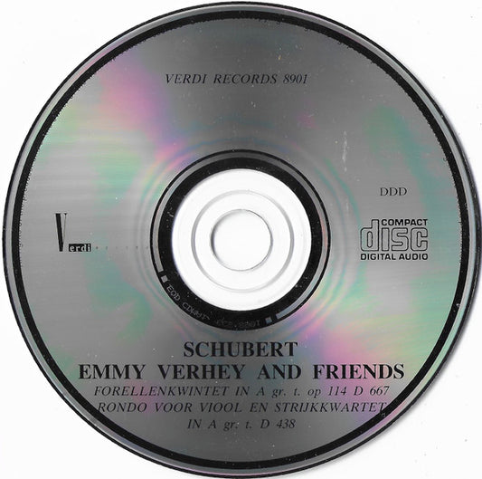Emmy Verhey, Franz Schubert : Forellenkwintet / Rondo Voor Viool En Strijkkwartet (CD, Album)