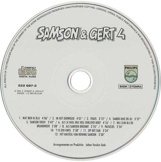 Samson & Gert : Samson & Gert 4 (CD, Album)