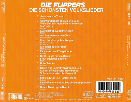Die Flippers : Die Schönsten Volkslieder (CD, Album)