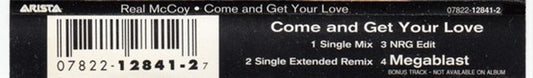 Real McCoy : Come And Get Your Love (CD, Single)